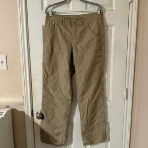 The North Face Womens Sz 10 Tan CFUI UPF30 Hiking Outdoor Active Pants